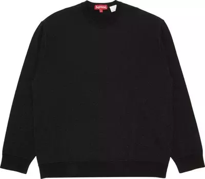 Лонгслив Supreme Metallic Long-Sleeve Top 'Black', черный