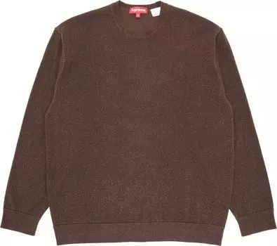 Лонгслив Supreme Metallic Long-Sleeve Top 'Brown', коричневый