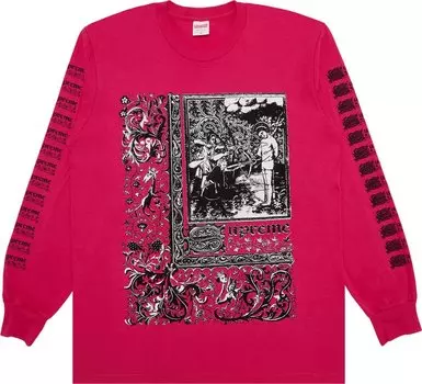 Лонгслив Supreme Saint Sebastian 'Pink', розовый