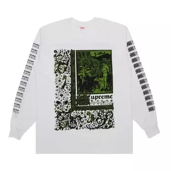 Лонгслив Supreme Saint Sebastian 'White', белый