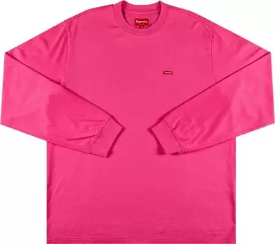 Лонгслив Supreme Small Box Long-Sleeve Tee 'Light Pink', розовый