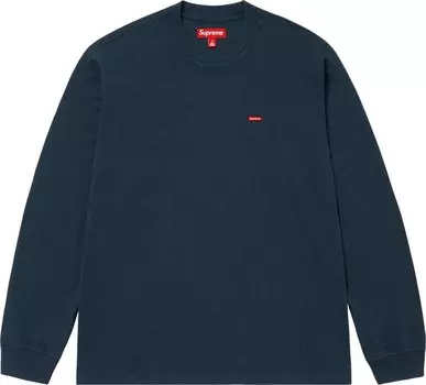 Лонгслив Supreme Small Box 'Navy', синий