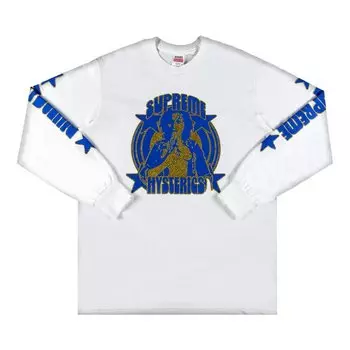 Лонгслив Supreme x Hysteric Glamour Long-Sleeve Tee 'White', белый