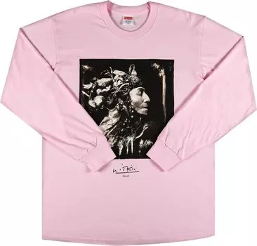Лонгслив Supreme x Joel-Peter Witkin Harvest Long-Sleeve Tee 'Light Pink', розовый