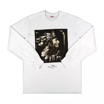 Лонгслив Supreme x Joel-Peter Witkin Harvest Long-Sleeve Tee 'White', белый