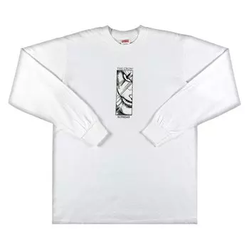 Лонгслив Supreme x The Crow Long-Sleeve Tee 'White', белый