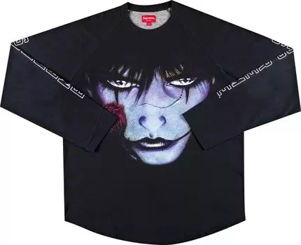 Лонгслив Supreme x The Crow Raglan Long-Sleeve Top 'Black Eyes', черный