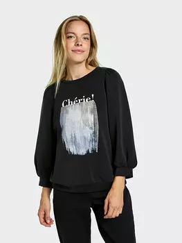 Лонгслив TAIFUN, черный