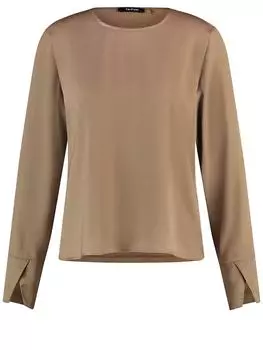 Лонгслив TAIFUN, светло-коричневый