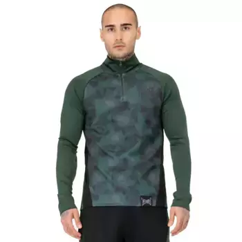 Лонгслив Tapout Training Midlayer, зеленый