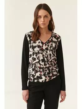 Лонгслив TATUUM, черный/белый