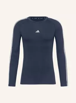 Лонгслив техфит adidas, темно-синий