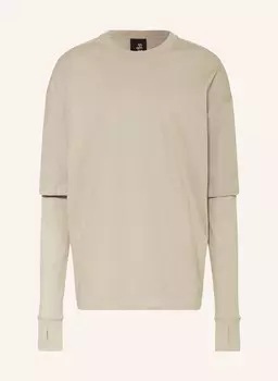 Лонгслив thom/krom, тауп