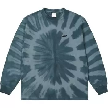 Лонгслив Tie Dye Waffle Long Sleeve PALACE, синий