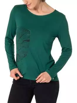 Лонгслив Timezone, зеленый