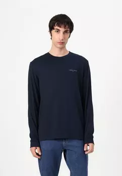 Лонгслив TJM SLIM CHEST LINEAR TEE Tommy Jeans, темно-синий