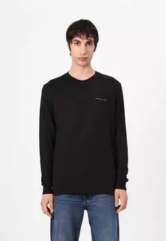 Лонгслив TJM SLIM CHEST LINEAR TEE Tommy Jeans, черный