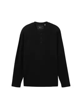 Лонгслив Tom Tailor, черный