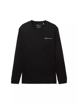 Лонгслив Tom Tailor, черный