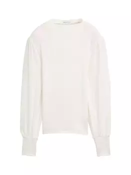 Лонгслив TOM TAILOR DENIM Shirt, белый
