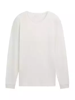 Лонгслив TOM TAILOR DENIM Shirt, белый