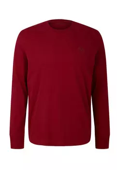 Лонгслив Tom Tailor, красный