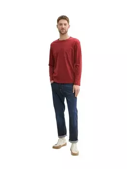 Лонгслив Tom Tailor, красный