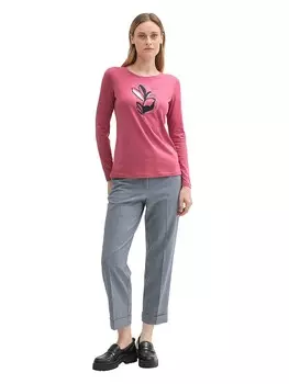 Лонгслив Tom Tailor, розовый