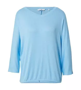Лонгслив TOM TAILOR Shirt, светло-синий