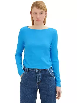 Лонгслив Tom Tailor, синий