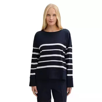 Лонгслив Tom Tailor Stripe Solid Mix, синий