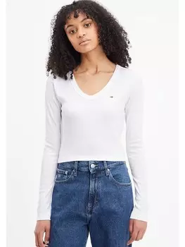 Лонгслив Tommy Hilfiger, белый