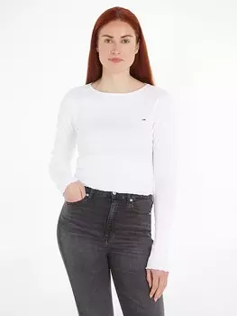 Лонгслив Tommy Hilfiger, белый