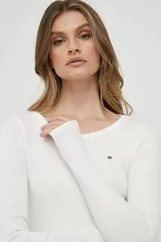 Лонгслив Tommy Hilfiger, бежевый