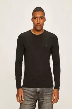 Лонгслив Tommy Hilfiger, черный