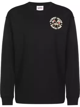 Лонгслив Tommy Hilfiger, черный