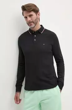 Лонгслив Tommy Hilfiger, черный