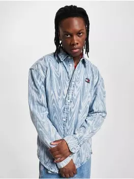 Лонгслив Tommy Hilfiger, цвет mid indigo
