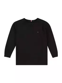 Лонгслив TOMMY HILFIGER ESSENTIAL, черный