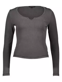 Лонгслив Tommy Hilfiger Longsleeve, антрацит