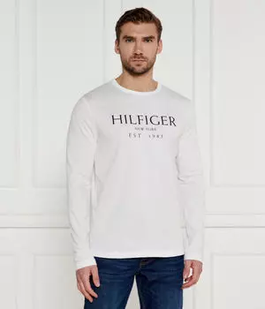 Лонгслив Tommy Hilfiger Regular Fit, белый