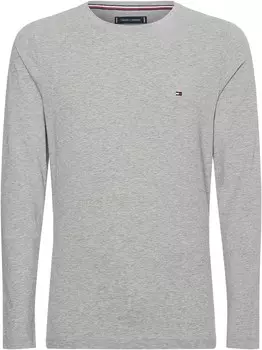 Лонгслив TOMMY HILFIGER Regular fit Shirt, пятнистый серый