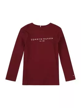 Лонгслив TOMMY HILFIGER Shirt Essential, красный