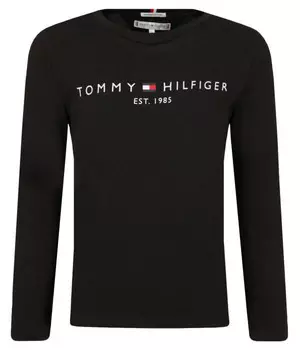 Лонгслив Tommy Hilfiger Slim Fit, черный