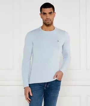 Лонгслив Tommy Hilfiger Slim Fit, голубой