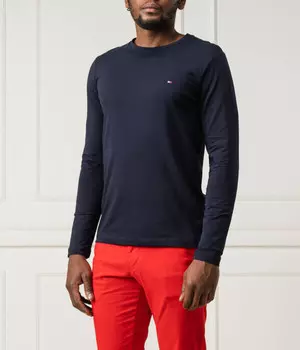 Лонгслив Tommy Hilfiger Slim Fit, синий