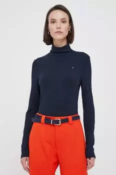 Лонгслив Tommy Hilfiger, темно-синий