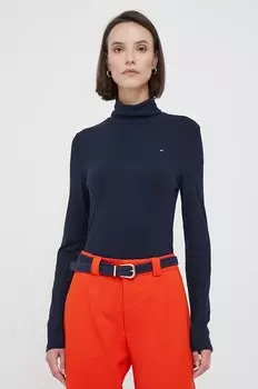 Лонгслив Tommy Hilfiger, темно-синий