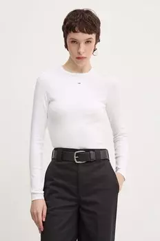 Лонгслив Tommy Jeans, белый