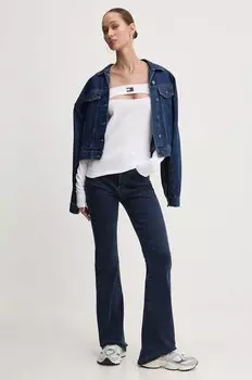 Лонгслив Tommy Jeans, белый